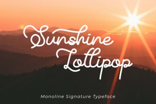 Sunshine Lollipop Font Download