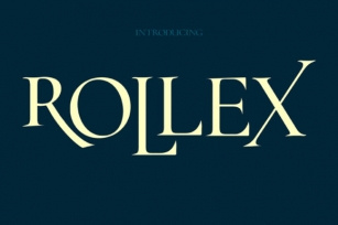 Rollex Font Download