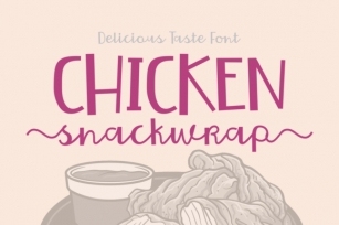 Chicken Snackwrap Font Download