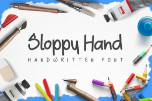 Sloppy Hand Font Download
