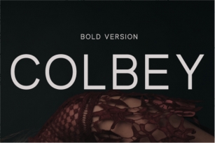 Colbey Bold Font Download