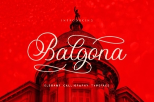 Balgona Font Download