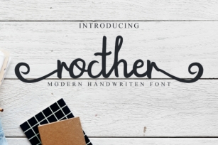 Rocther Script Font Download