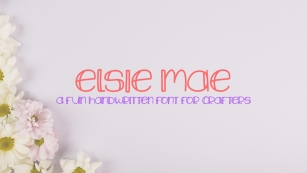 Elsie Mae Font Download
