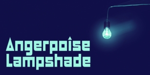 Angerpoise Lampshade Font Download