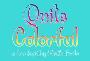 Quite Colorful Font Download