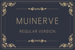 Muinerve Regular Font Download