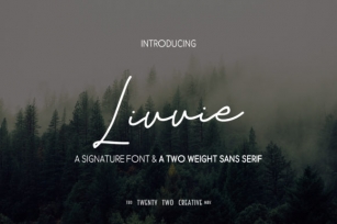 Livvie Duo Font Download