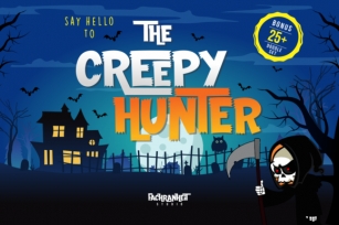 The Creepy Hunter Font Download