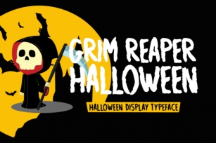 Grim Reaper Halloween Font Download