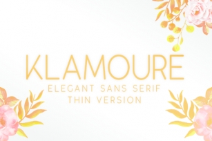 Klamoure Font Download