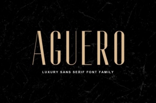 Aguero Family Font Download