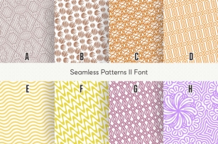 Seamless Patterns II Font Download
