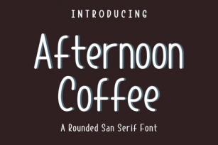 Afternoon Coffee Font Download