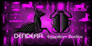 Egyptian Hieroglyphics – Dendera Font Download