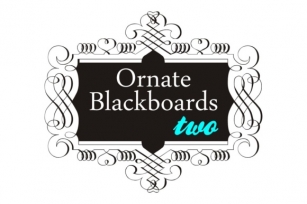 Ornate Blackboards Family Font Download