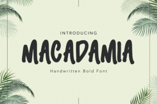 Macadamia Font Download