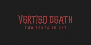 Vertigo Death Font Download