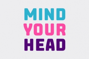 Mind Your Head Font Download