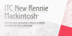 ITC New Rennie Mackintosh Font Download
