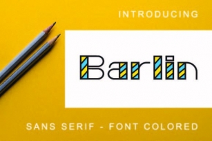 Barlin Colored Font Download