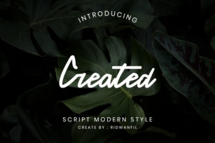 Created Font Download