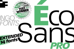 Éco Sans Pro Extended Font Download