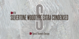 Silvertone Woodtype Font Download