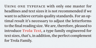 Trola Text Font Download