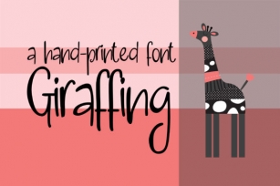 Giraffing Font Download