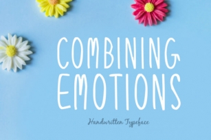 Combining Emotions Font Download