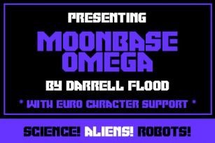 Moonbase Omega Font Download