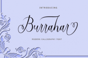 Burrahar Script Font Download