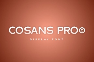 Cosans Pro Font Download