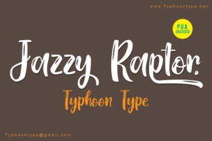 Jazzy Raptor Font Download