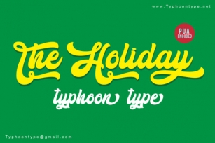 The Holiday Font Download