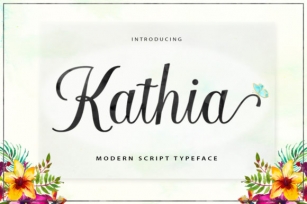 Kathia Script Font Download