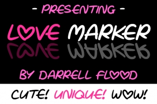 Love Marker Font Download