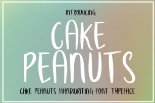 Cake Peanuts Font Download