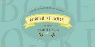 Bodoni At Home Font Download