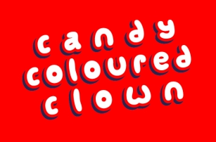 Candy Coloured Clown Font Download