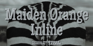 Maiden Orange Inline Pro Font Download