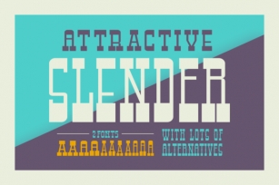 Attractive Slender Font Download
