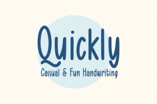 Quickly Freehand Font Download