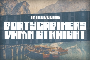 Boatycabiners Damn Straight Font Download