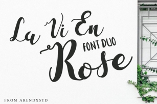La Vi En Rose Font Download
