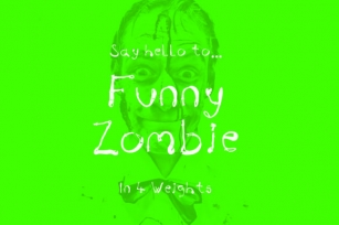 Funny Zombie Font Download