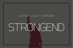 Strongend Extra Light Font Download