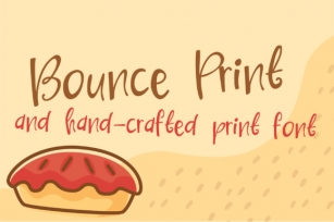 Bounce Print Font Download