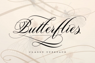 Butterflies Font Download